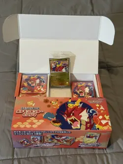 Pokemon Center Japan Hiroshima Special Box & Pikachu 261/SV-P *Opened Box* - Image 1