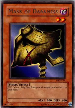 Yu-Gi-Oh Mask Of Darkness Metal Raiders MRD-014 Unlimited Rare Card Played LP - Image 1