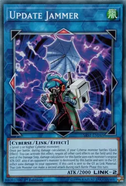 SAST-EN045 UPDATE JAMMER COMMON 1ST EDITION YuGiOh CARD - Image 1