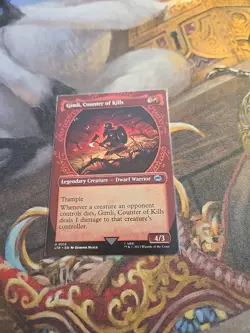 Gimli, Counter Of Kills Showcase MTG LOTR - Pack Fresh - - Image 1
