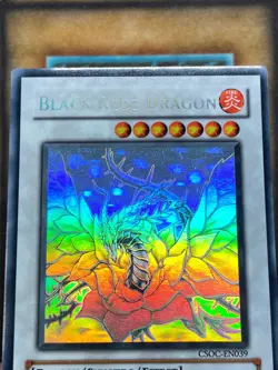 Yugioh Black Rose Dragon CSOC-EN039 Ghost Rare NM EURO! - Image 2