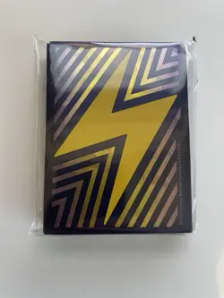 TCG Pokemon Lightning Bolt Card Sleeves - Sealed 65 Piece - Surging Sparks - New - Image 1