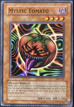 Mystic Tomato SKE-021 Starter Deck: Kaiba Evolution Unlimited Ed - Yugioh Card - Image 1