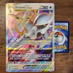 Jumbo Arceus VSTAR 123/172 NM Pokemon Premium Collection Box Card - Image 1