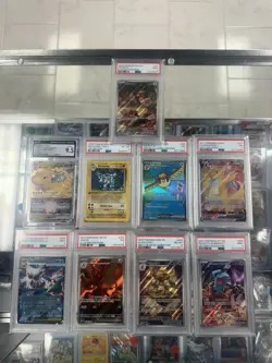 Pokemon TCG Graded Lot Bundle of 9 GRADED CARDS (PSA,CGC) - Image 1