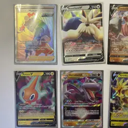 18pc Pokemon Card Lot Ultra Rare Trainer, V, EX, Radiant, Baby shiny, Vstar, ETC - Image 2