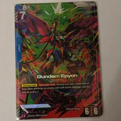 GUNDAM TCG CARD GAME -DUAL IMPACT - GUNDAM EPYON - LR+ - Image 1