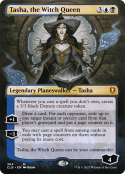 Tasha, the Witch Queen - CLB #364 | NORMAL | NM | MTG | BORDERLESS | FULL ART - Image 1