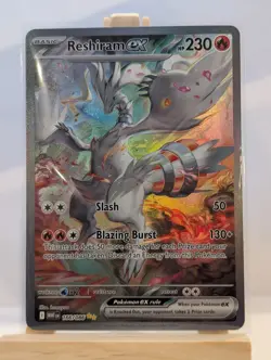 Custom Fan Art Reshiram EX High Quality Custom Card Foil Finish - Image 2