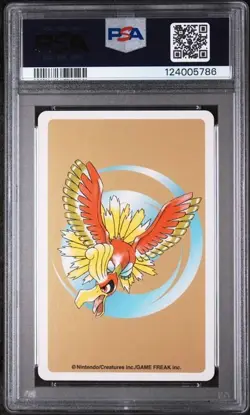 PSA 10 GEM MINT 2000 POKEMON GOLD VERSION PLAYING CARDS #244A ENTEI 7 OF HEARTS - Image 2