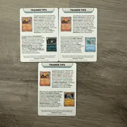 Destined Rivals Build Battle Trainer Tip Cards (3) - Mewtwo, garchomp, ho-oh - Image 5
