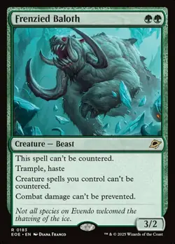 Frenzied Baloth Light Play, English Magic the Gathering MTG Edge of Eternities - Image 1