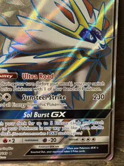 Solgaleo GX 143/149 Sun & Moon Base Full Art Ultra Rare Holo Pokemon Card NM - Image 5