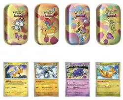 Pokemon TCG: 4 Mini Tins + 4 Promo Cards Bundle - 151 SAMS Exclusive!! *PRESALE* - Image 2