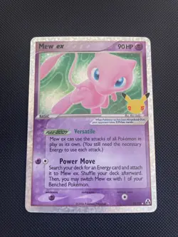 Mew EX 88/92 - Ultra Rare Pokemon Card - Celebrations: Classic Collection - NM - Image 1
