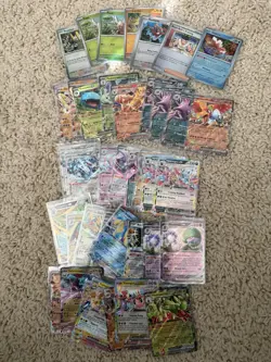 Pokemon 33 Ex And 8 Pokeball Prismatic Cards Lot - Image 1
