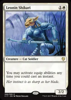 MTG English Leonin Shikari NM Normal Commander 2017 - Image 1