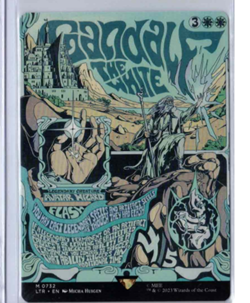 MTG - Gandalf the White - (Borderless Poster) - Non Foil - 732 Lord Of The Rings - Image 1