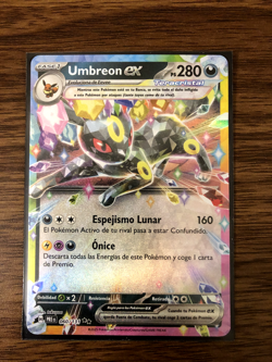 Pokemon Card Umbreon EX 060/131 Mint ES Evoluciones Prismaticas PRE ES - Image 1