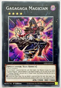 LDS3-EN127 Gagagaga Magician - Common 1st Edition Near Mint YuGiOh Card - Image 1