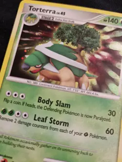 Torterra 17/130 - Rare Holo - Diamond & Pearl Pokemon Card - Excellent LP - Image 2