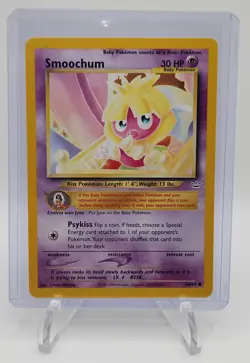 2000 Pokemon TCG Smoochum Neo Revelation 54/64 Regular Unlimited Pokemom Card 🔥 - Image 1