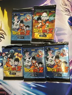Lot of 5 Dragonball Z Movie Collection Booster Packs - NEW 12 Cards Per Pack - Image 1