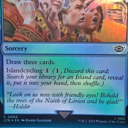 Lorien Revealed Foil MTG Lord of the Rings Card Unplayed Magic the Gathering - Image 2