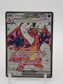 Charizard ex #056 SV Black Star Promo Pokemon Card Illustration Rare Holo - Image 1
