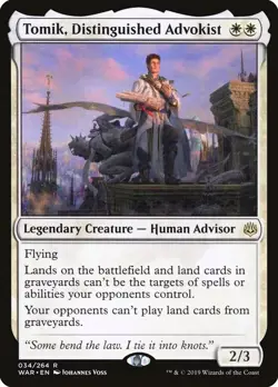 Tomik, Distinguished Advokist [War of the Spark] Magic MTG - Image 1