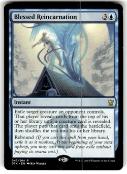 Blessed Reincarnation Dragons of Tarkir Regular MTG LP - Image 1