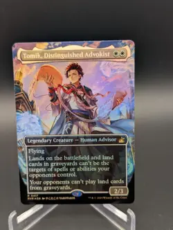 Tomik, Distinguished Advokist (Anime Borderless) Ravnica Remastered Foil - Image 1