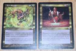 MTG 2x Rare Aura Shards & Overabundance Magic the Gathering - Image 1