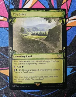 The Shire NM Foil Showcase Scrolls MTG Lord of the Rings Unplayed Magic - Image 1