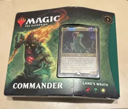 Magic The Gathering Zendikar Rising Commander Deck Land's Wrath - Image 1