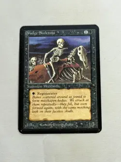 MTG Drudge Skeletons Alpha Magic the Gathering - Image 1