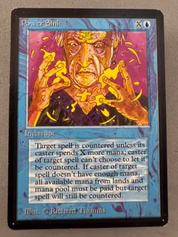 Power Sink Limited Edition - Beta Edition Regular-MP/LP Very Good-White Spot - Image 1