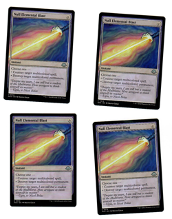 Set Of 4 Null Elemental Blast MTG Modern Horizons 3 Playset - Image 1
