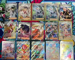 Pokemon Trainer Bundle Full Art English Edition - 15 Cards - Near Mint condition - Image 1