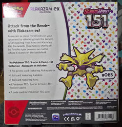 Pokemon 151 Alakazam Collection box, still factory sealed - Image 2
