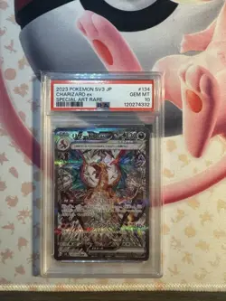 2023 POKEMON SV3 JP CHARIZARD ex SPECIAL ART RARE #134 PSA GEM MT 10 - Image 1