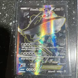 Steelix EX 108/114 Full Art Holo XY Steam Siege Pokemon TCG NM C37 - Image 1