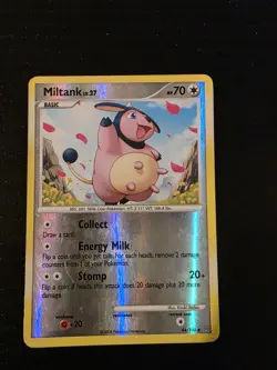 Pokemon MILTANK 44/100 Reverse Holo (2008 Stormfront) MP - Image 1
