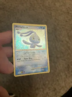 Manaphy - Manaphy Trainer Kit - 4/12 - Pokemon TCG - Cosmo Holo - Image 2