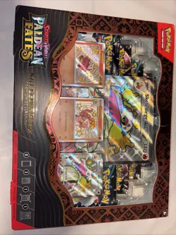 Pokemon TCG Paldean Fates Skeledirge EX Premium Collection Sealed - Image 1