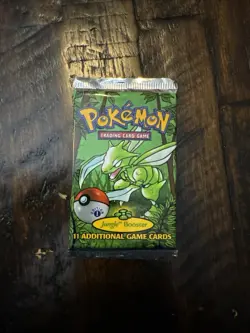 Wizards of the Coast First Edition Pokemon Jungle Booster Pack 742818060639 - Image 1