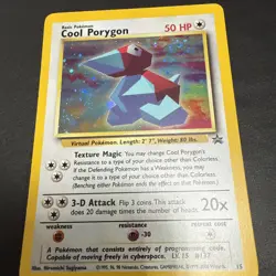 Pokemon - Cool Porygon - #15 Black Star Promo - Holo Eng - No Shining Charizard - Image 3