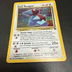 Pokemon - Cool Porygon - #15 Black Star Promo - Holo Eng - No Shining Charizard - Image 4