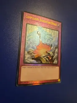 YuGiOh! Compulsory Evacuation Device (RA01-EN069) 1st - Prismatic Ultimate - NM - Image 2