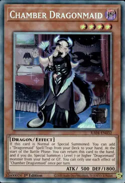Chamber Dragonmaid - Collector's Rare 1st Edition RA04-EN032 - NM - YuGiOh - Image 1